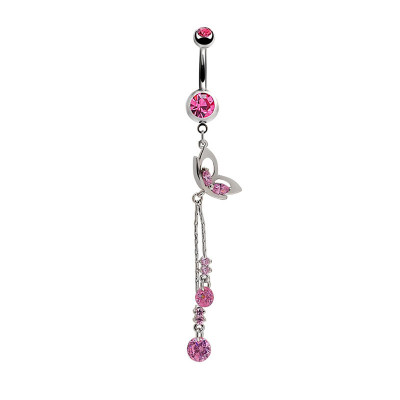Creative Butterfly Shaped Belly Ring