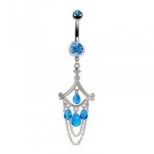 Oriental Style Belly Ring for Belly Dancing
