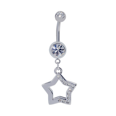 Cute Star Shaped Belly Ring Two Colors Available