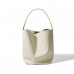 Soft Cowhide Simple Bucket Bag