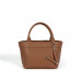 Woven Pattern Leather Tote Bag