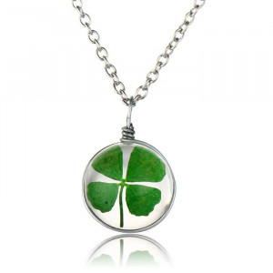 True Lucky Clover Leaves Pendant Alloy Metal
