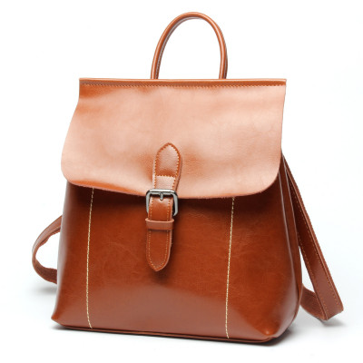 Fashionable Leather Backpack For Leisure Occasion Fashionable Leather Backpack For Leisure Occasion