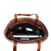 Solid Color Large Capacity Leather Tote Bag