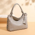 New Solid Leather Tote Bag