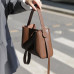 Leather Fashionable Bucket Bag