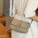 Litchi Grain Single Shoulder Real Leather Bag