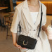 Litchi Grain Single Shoulder Real Leather Bag