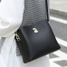 Practical Leather Bucket Bag For Office Ladies