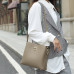 Practical Leather Bucket Bag For Office Ladies