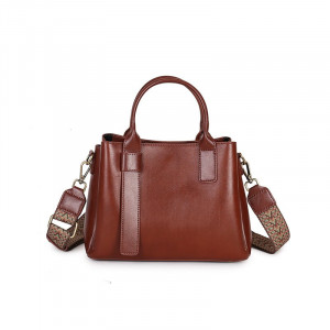 Women's Leather Bag With Unique Design