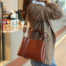 Women's Leather Bag With Unique Design