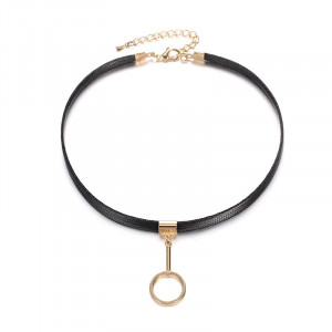 Chic Alloy Hemp Rope Necklace