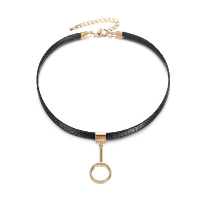 Chic Alloy Hemp Rope Necklace