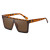 Orange Patern frame brown lens