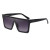Black frame gradient grey lens