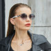 Stylish Small Round Frame Sunglasses With Chain