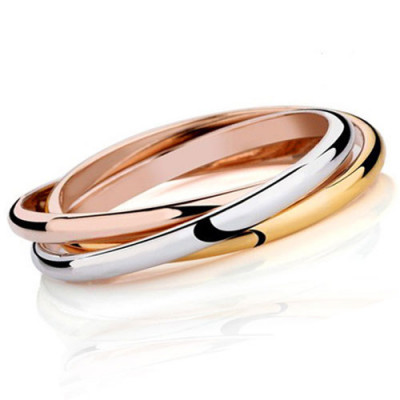 Silver Bracelets of Three Colors