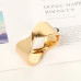 Simple Wind Bow Bright Wide Band Bracelet