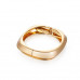 Wide-edged Diamond Smooth Bracelet
