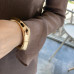 Wide-edged Diamond Smooth Bracelet