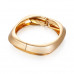 Wide-edged Diamond Smooth Bracelet