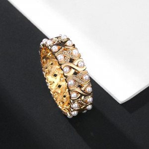 Vintage Double-row Pearl Bracelet Baroque Style Bracelet
