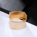Smooth Square Minimalist Wide Brim Bracelet