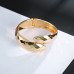 Double Snake-head Bracelet Diamond Cut Mirror Bracelet