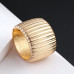 Wide Edge Extremely Simple Glossy Bracelet