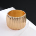 Wide Edge Extremely Simple Glossy Bracelet