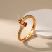 Square Diamond Minimalist Gold Fashion Bracelet