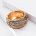 Crossed Drum Black Gold Bracelet