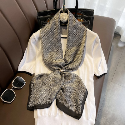 Women's Two-color Long Scarf