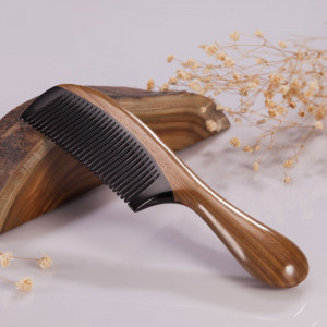 Natural Sandalwood and Ox Horn Comb