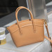 Women's Leather Bag In Shell Shape