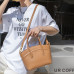 Women's Leather Bag In Shell Shape